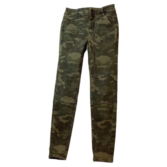 American Eagle Jegging Camouflage High-Rise Stretch Denim Womens Size 00 Short - Picture 1 of 9